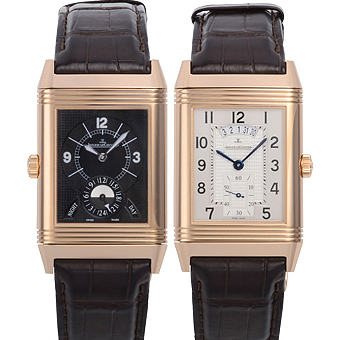 JAEGER LECOULTRE ジャガールクルト スーパーコピー グランドレベルソ Q3742421 デュオ 手巻き シルバー/ブラック